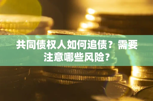 北京共同债权人如何追债？需要注意哪些风险？