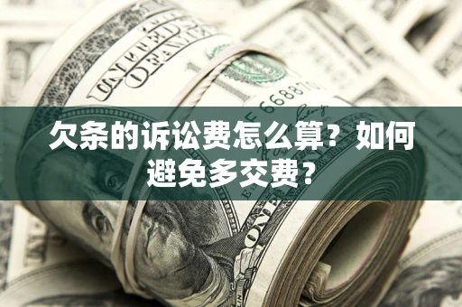 北京欠条的诉讼费怎么算？如何避免多交费？