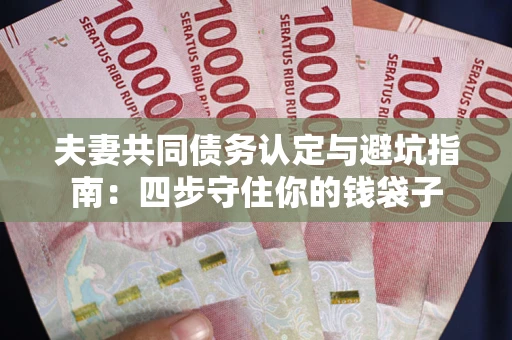 北京夫妻共同债务认定与避坑指南：四步守住你的钱袋子