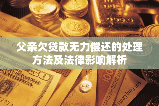 北京父亲欠贷款无力偿还的处理方法及法律影响解析