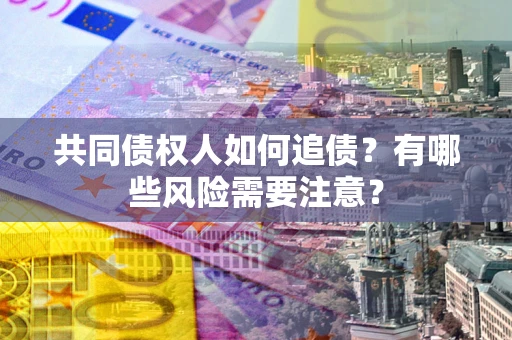 北京共同债权人如何追债？有哪些风险需要注意？