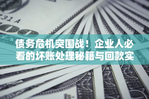 北京债务危机突围战！企业人必看的坏账处理秘籍与回款实战指南