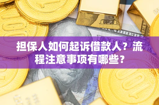 北京担保人如何起诉借款人？流程注意事项有哪些？
